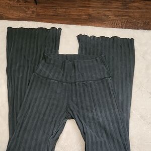 Aerie Ribbed Flare Pants